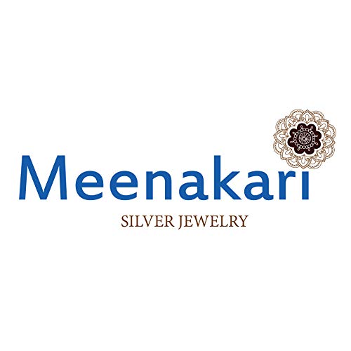 Meenakari Swastik Ganesh Sterling Silver Rakhi set with Roli Chawal and Greeting Card