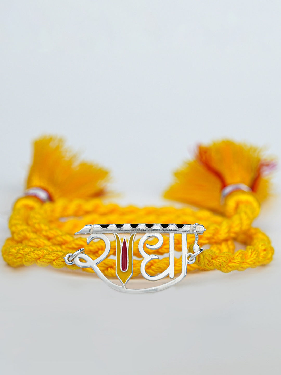 Meenakari Heritage Jewellery 925 Sterling Silver Radha Rakhi